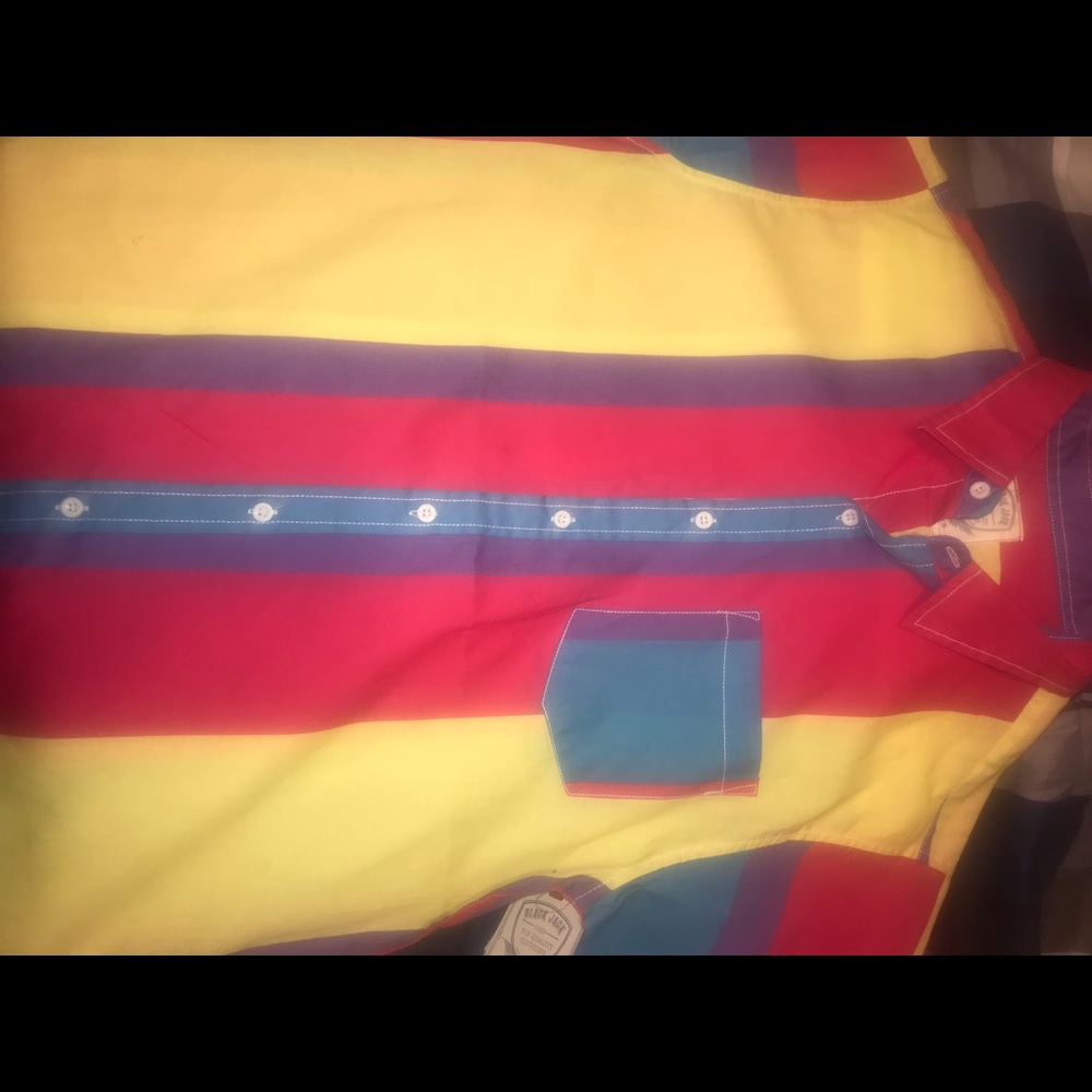 Bright Color Button Down Shirt! - Picture 3 of 3